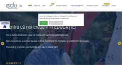 Desktop Screenshot of edu.eupc.ro